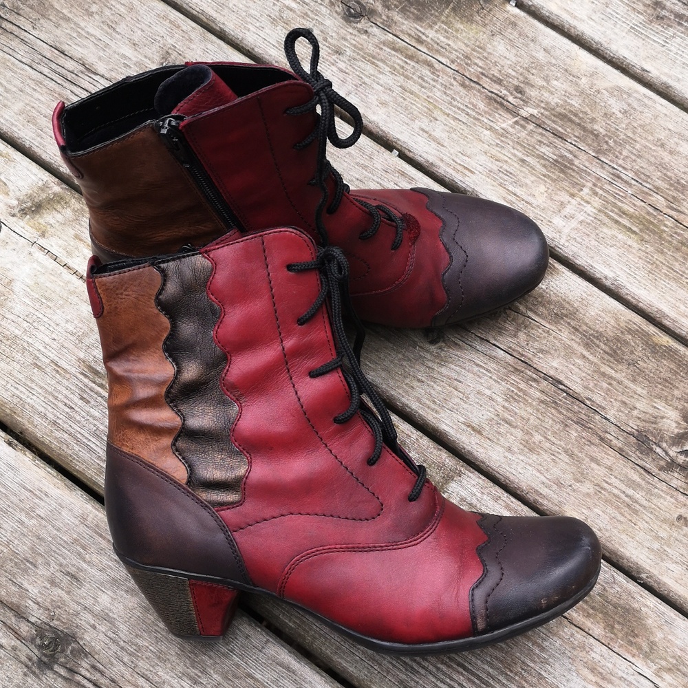 Remonte Leather Ankle Boots Size 39